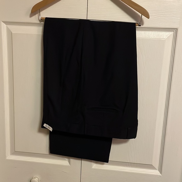 Mens Navy Blue Wool TownCraft Suit - Picture 4 of 5